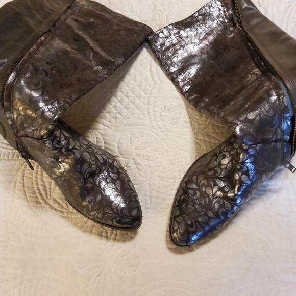 Felmini Designer Leather Boots 7 - Picture 9 of 11